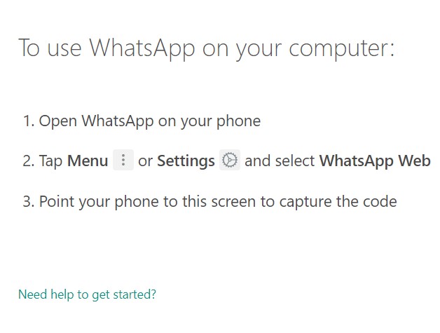 WhatsApp web ist eine Desktop-Version von WhatsApp Messenger